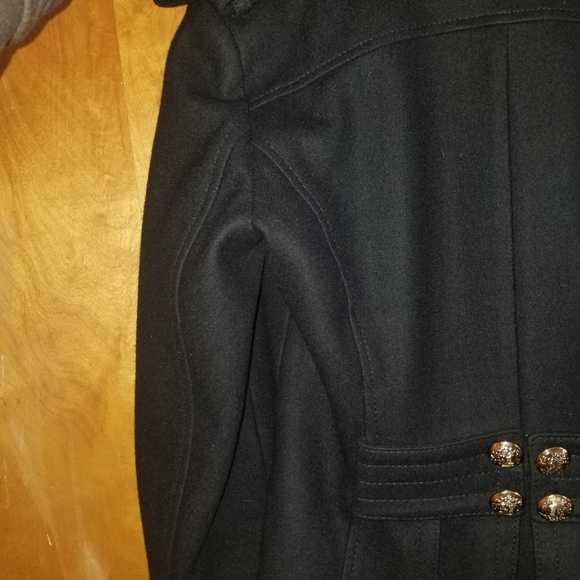 Miss Sixty Women's Black Peacoat - Picture 6 of 10